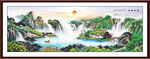 山水风景装饰画