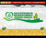 加快中医药高质量发展文化墙