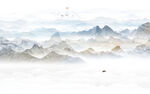 水墨山水画