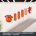 政协之家楼梯文化墙