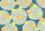 枇杷 柠檬 水果组合图案