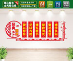 国学标语文化墙