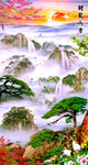 黄山迎客松