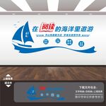 阅览室文化墙