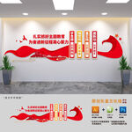 主题教育党建文化墙