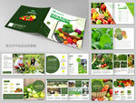 绿色便民超市果蔬画册设计