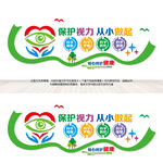 保护视力文化墙