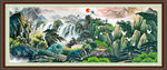 山水中堂画