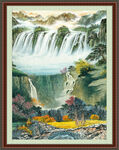 大厅山水画