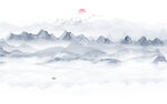 水墨山水画