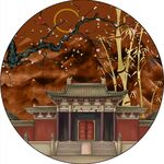 圆形装饰画 