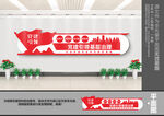 党建引领基层治理文化墙