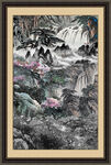 国画山水画 
