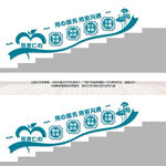 医院楼梯文化墙