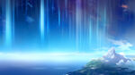 瀑布星空云海