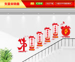 党建楼梯文化墙