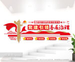 党建引领基层治理文化墙图片
