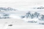 抽象山水画