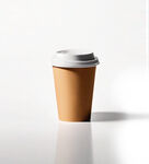 咖啡饮料包装一次性牛皮纸杯样机