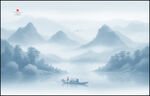 新中式山水画