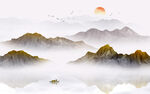 水墨山水画