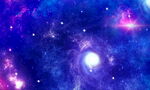 蓝色宇宙星空背景