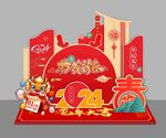 2024龙年美陈布置