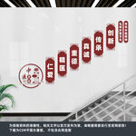 中医楼道文化墙
