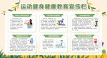 运动健身健康教育宣传栏