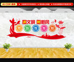 文明城市文化墙