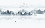 水墨山水画