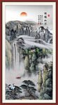 玄关山水画