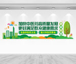 加快中医药高质量发展文化墙
