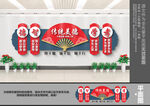 校园传统美德文化墙