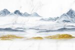 金箔山水画