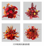 矢量鲜花