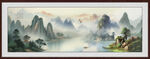 山水水墨画