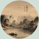 水墨风景画