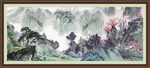 大厅山水画 
