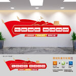 党建标语展板文化墙