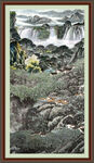 八方聚财山水