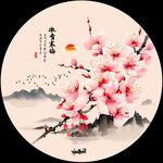 国画桃花