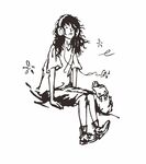 黑白卡通人物素材