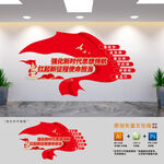 政协标语党建文化墙
