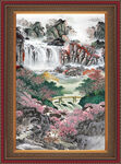 巨幅山水画 