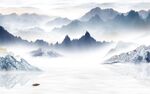 高雅 中式人气山水 Tif分层