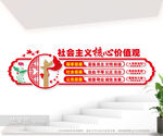 核心价值观文化墙图片