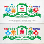 学生宿舍公寓文化墙宣传展板