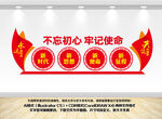 不忘初心文化墙