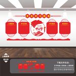 党建室学习室文化墙